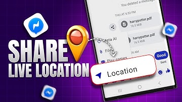 Hoe deel je je live locatie op Messenger Android | Handleiding voor het delen van je locatie in r...