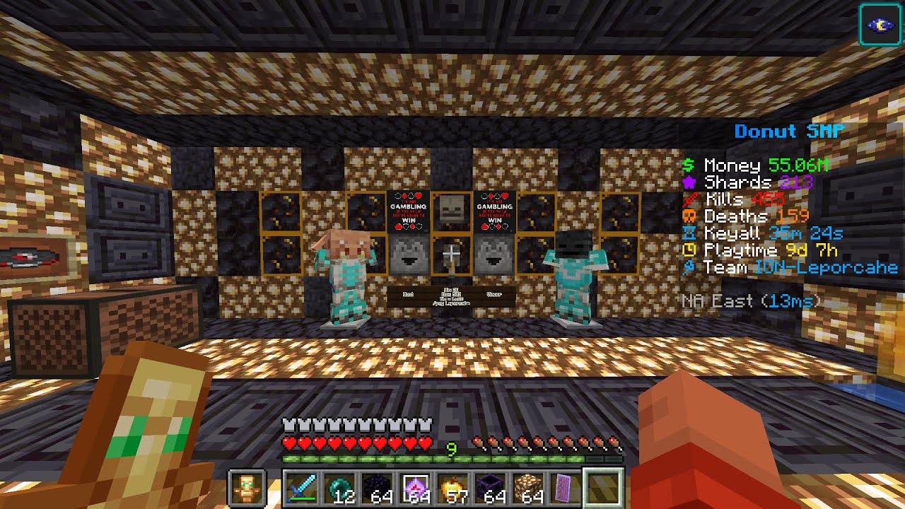 Donut SMP Live 50M Lootdrop + Rating Bases & Gambling