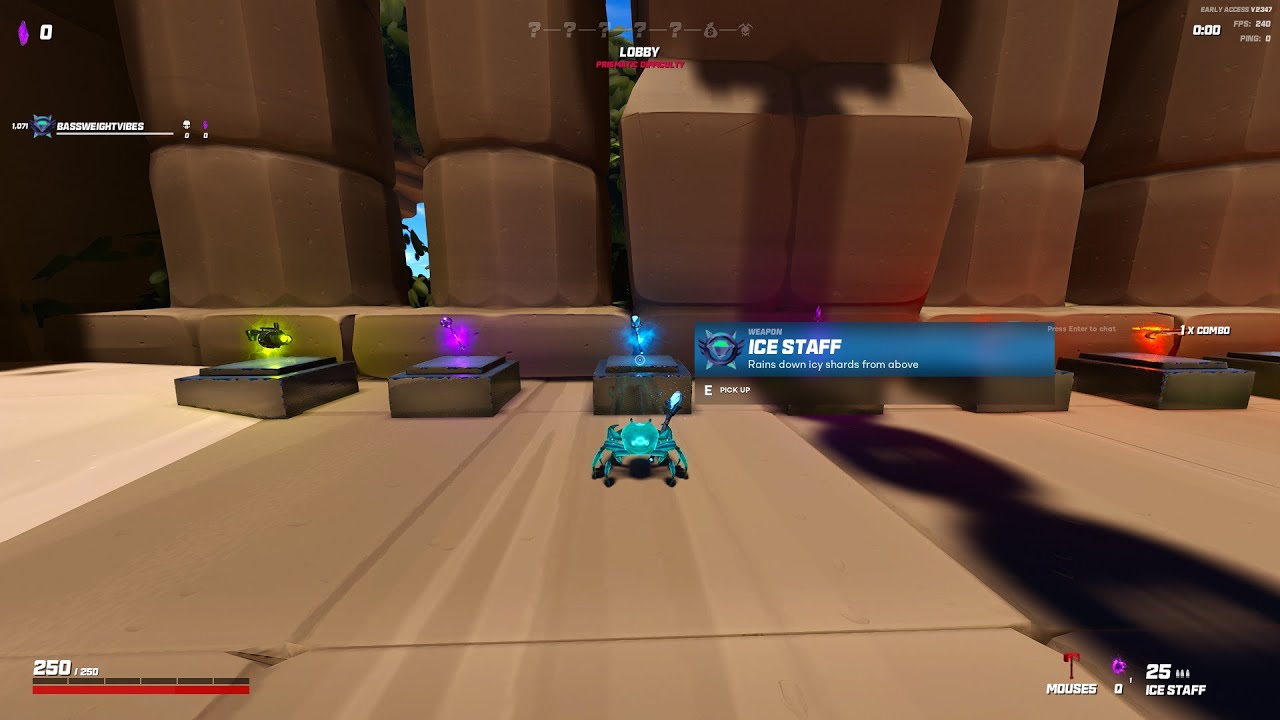 Crab Champions Every Gun Solo Prismatic - Ice Staff (18/20)