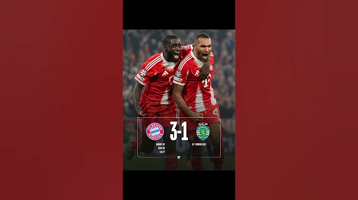 Full Time | Bayern Munchen vs Sporting Lisbon | 3 – 1 | Uefa Champions League