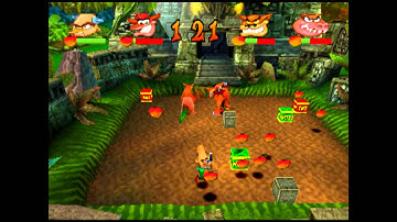 Jungle Bash - Trophy - Crash Bash - 200% Playthrough (Part #10)