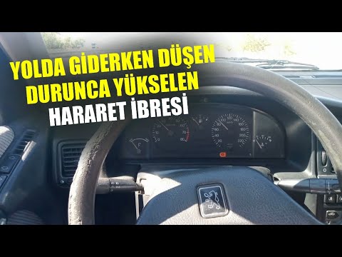 Yolda Giderken Düşen, Durunca Yükselen Hareret Göstergesi | Boş ve Açık Kalmış Termostat Arsası