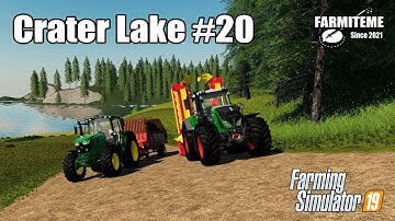Mowing some grass for the future - Crater Lake #20 - FS19 Timelapse