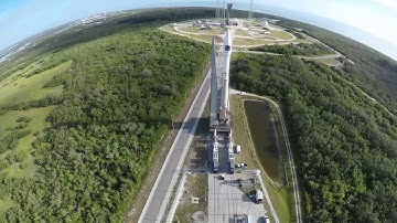 Time-lapse rollout of ULA Atlas V rocket w/ the Orbital ATK CYGNUS (4/17/2017)