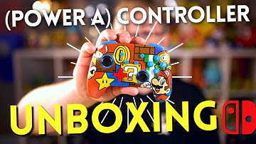 Nintendo Switch Power A Controller UNBOXING + First Impressions! | Cheaper Wireless Controller