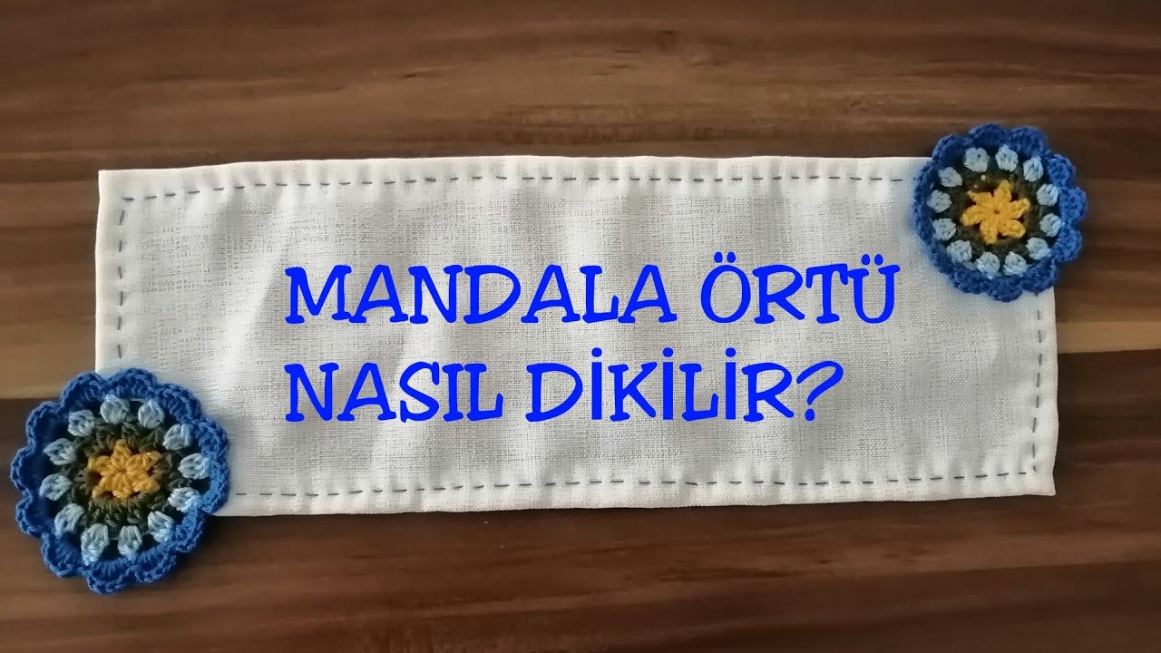 MANDALA MOTİF KUMAŞA NASIL DİKİLİR...