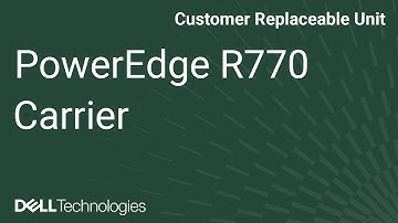 How to replace a drive carrier on a PowerEdge R770
