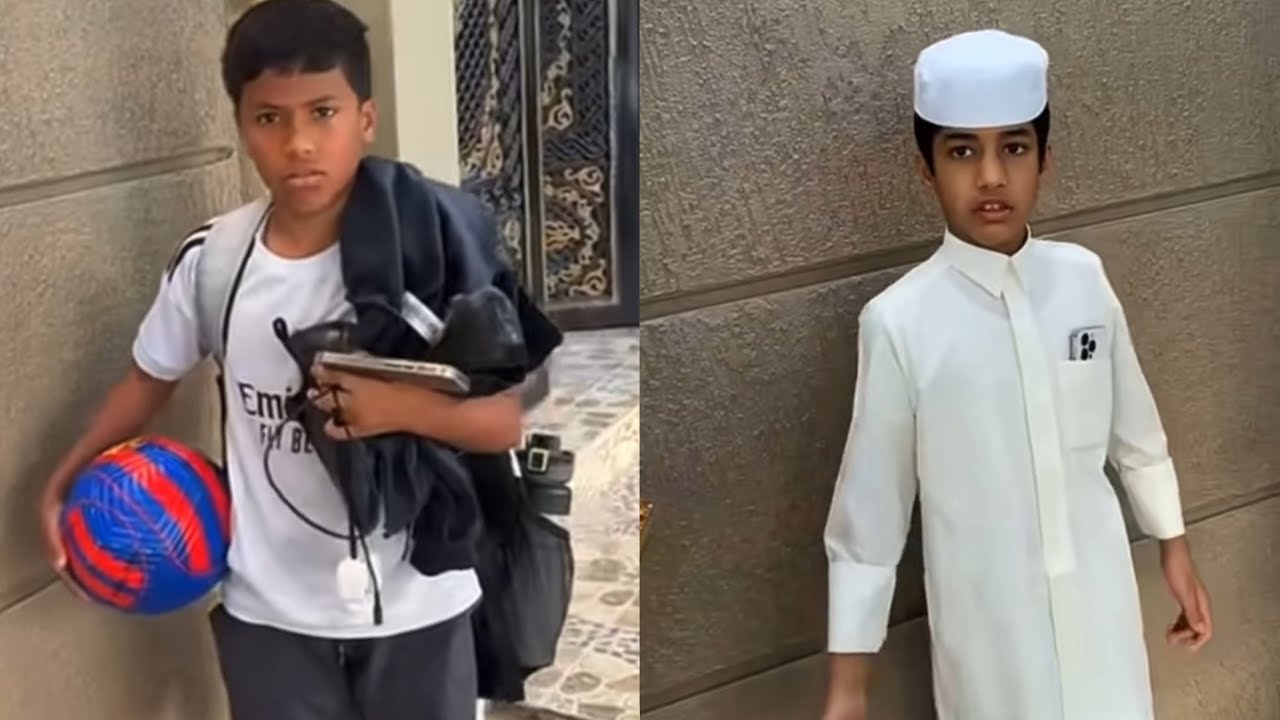 سيف ضرب خالد وسحب زلفه وراح يشتكي عند فراج 😂😂 #فراج_قزيع_السهلي سنابات فراج قزيع السهلي