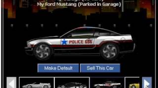 Some of Stoo's cars in Speed Racing Facebook app screenshot 3