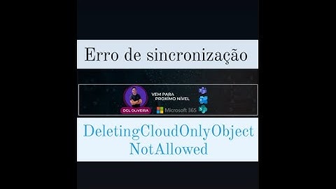 AD Connect | Error DeletingCloudOnlyObjectNotAllowed