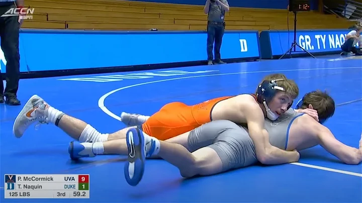 125lbs Patrick McCormick (VIrginia) tech fallTy Na...