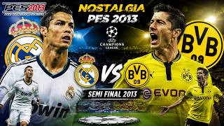 Real Madrid vs Borussia Dortmund | Semi Final Liga Champions 2012/13 | Gameplay Full HD PES 2013