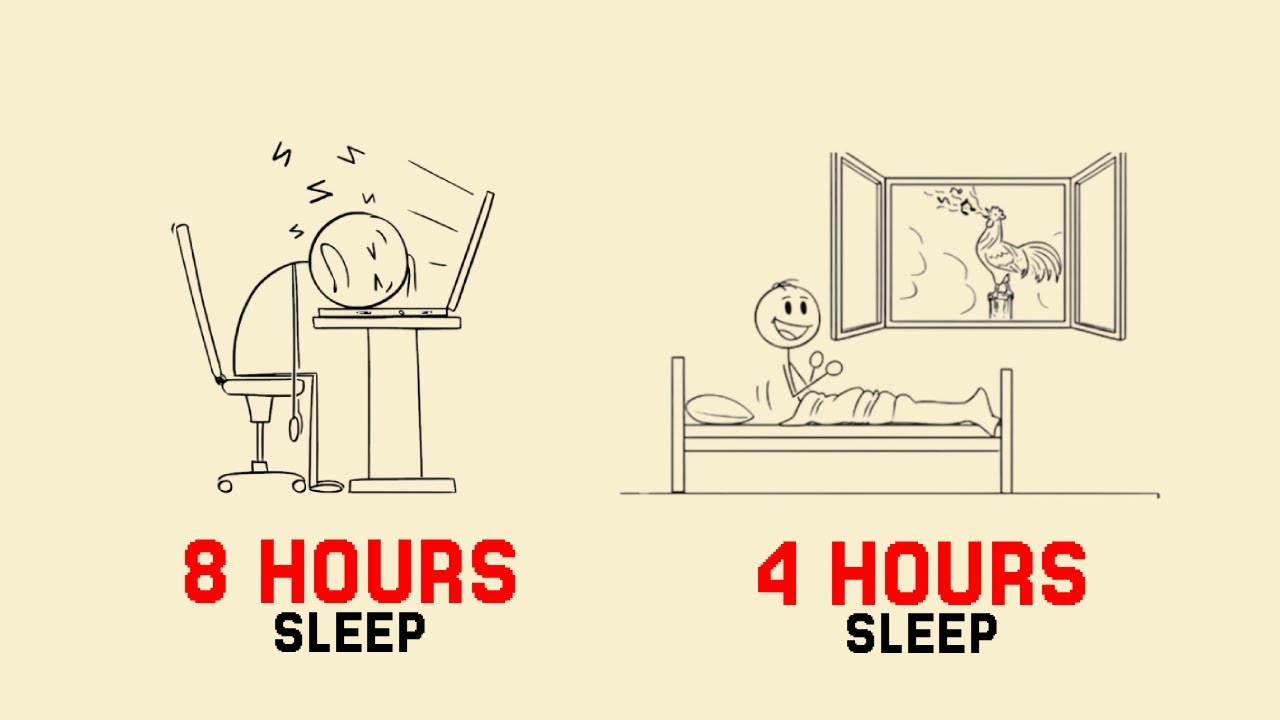 How to Sleep LESS hours and wake up SHARP - YouTube