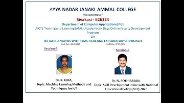 Day 3   AICTE ATAL Online   6 Days FDP   2025 26   IoT DATA ANALYSIS WITH PRACTICAL AND EXPLORATORY