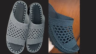 Crochet mash sandals @comfortcrochet
