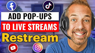 Add Pop Up Graphics To Your Live Stream - Restream Tutorial 2022