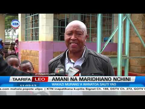 Wakazi Wa Muranga Wamtaka Rais Mstaafu Uhuru Kenyatta Kuchangia Kwenye Mazungumzo Ya Amani Nchini