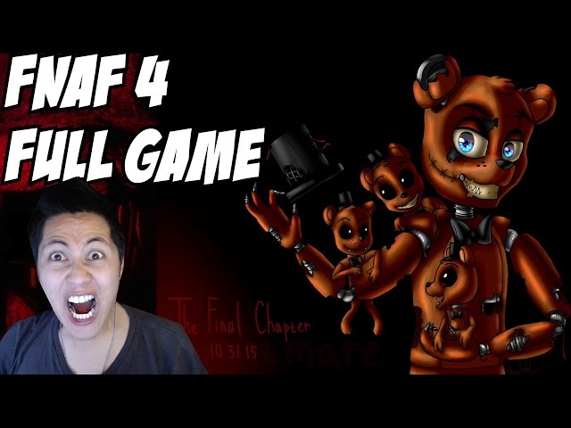 Five Nights at Freddy's 4 Full Game Walkthrough - No Commentary (#Fnaf4  Full Game) 2015 