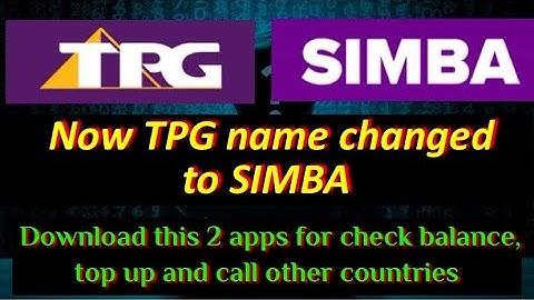 TPG name change to SIMBA | How to top up SIMBA SIM card | How to call SIMBA overseas | TPG | SIMBA