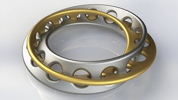 Solidworks: Interlocked Mobius Rings