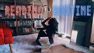 MY READING ROUTINE || Working Full-Time..When do I Read? How Many Books, Why, 2021 Reading Goals?