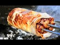 Recette de cuisine de rue turque  brochettes de foie kebab enveloppes dans de la graisse de caul