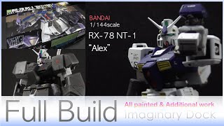 RX-78 NT-1 GUMDAM 'ALEX' - 1/144  BANDAI - Gundam Model Thank you for 8,000 subscribers!