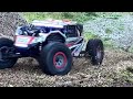 Driving 1/6 Losi Super Rock Rey in the forest 