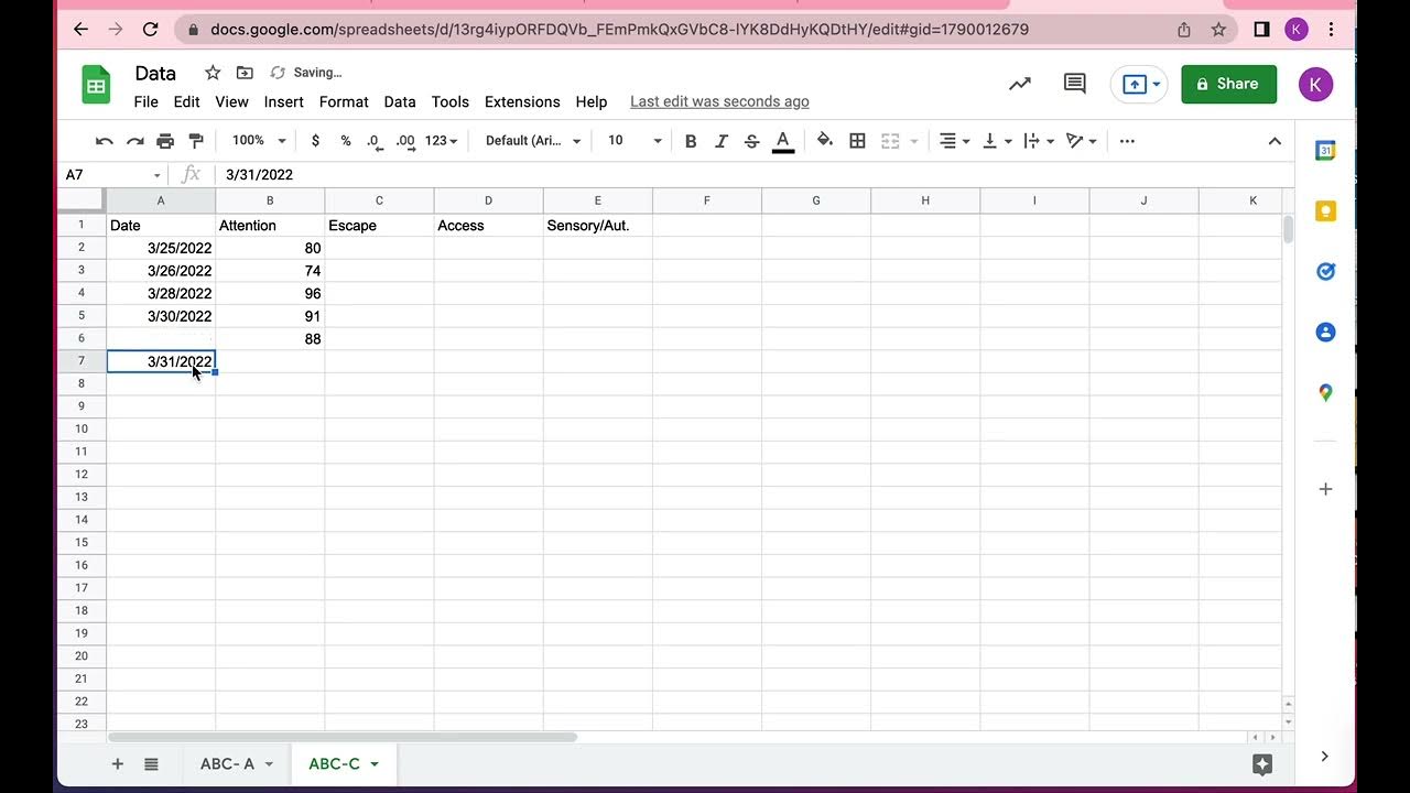 Google Sheets Line Graph Tutorial ABC Data Consequence YouTube