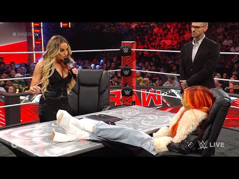 Contract Signing Between Becky Lynch And Trish Stratus WWE RAW 22 May 2023 