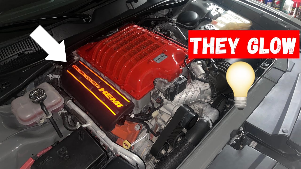 Installed reflective decals on my hellcat fuel rail covers🔥 2020