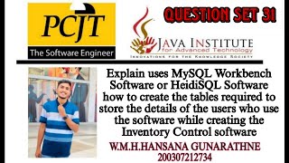 Question Set 31 | Database Management System | Java Institute |