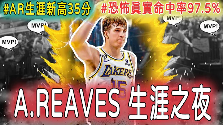 【Reaves已成為湖人未來球星】"湖人vs魔術，austin reaves創下生涯新高35分6籃板6助攻"，真實命中率是極為恐怖的97.5%，帶領湖人以6分差輕取魔術..| 老詹:我好愛這孩子.. - 天天要聞
