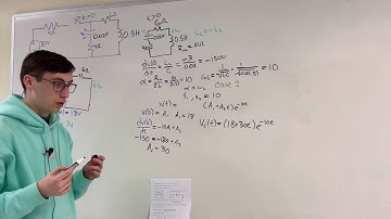 Source free and step response RLC circuits