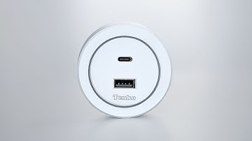 Ổ Cắm USB Type A và Type C Cho Thanh Ray Chính Hãng Tenko TK-RU01-T I Tenko.com.vn