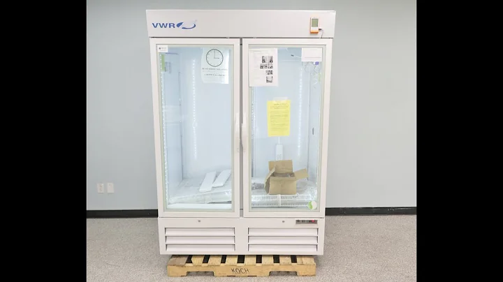 Double Glass Door Lab Fridge - 2025 Unused ID 28287