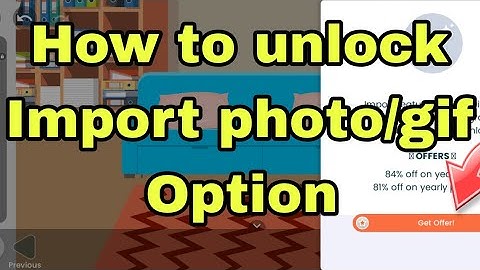 How to unlock import photo/gif option | tween tech