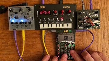 Kastle synth + Korg NTS-1 + PO-12 Pocket Operator jam (No talking)