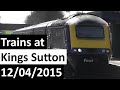 Trains at Kings Sutton Including First Great Western Diversions 12/04/2015