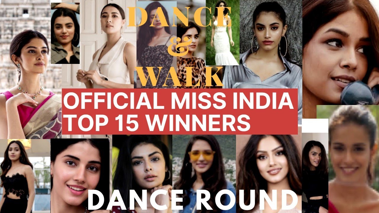 Dance  Walk Miss India 2020Official Miss India Top15 WinnersMiss IndiaZuchobenithe lone boy