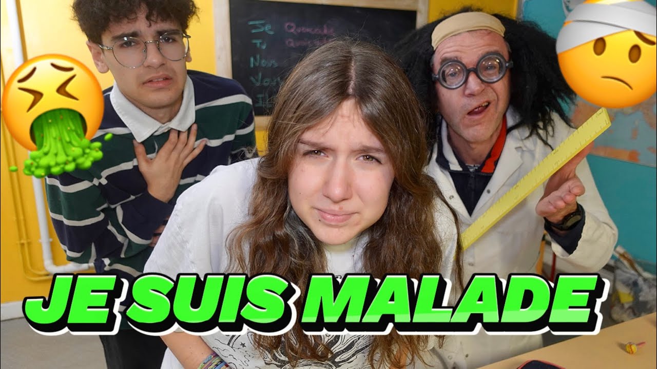 JE SUIS MALADE A CAUSE DU PROF FOU ! - PINK LILY