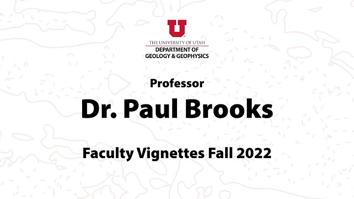 Dr. Paul Brooks Faculty Vignette 2022