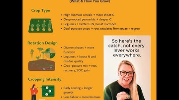 Building Soil Organic Carbon in Dryland Agriculture