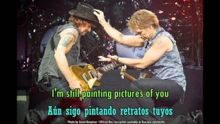 BON JOVI - Pictures of you (lyrics - letra / subtitulado)