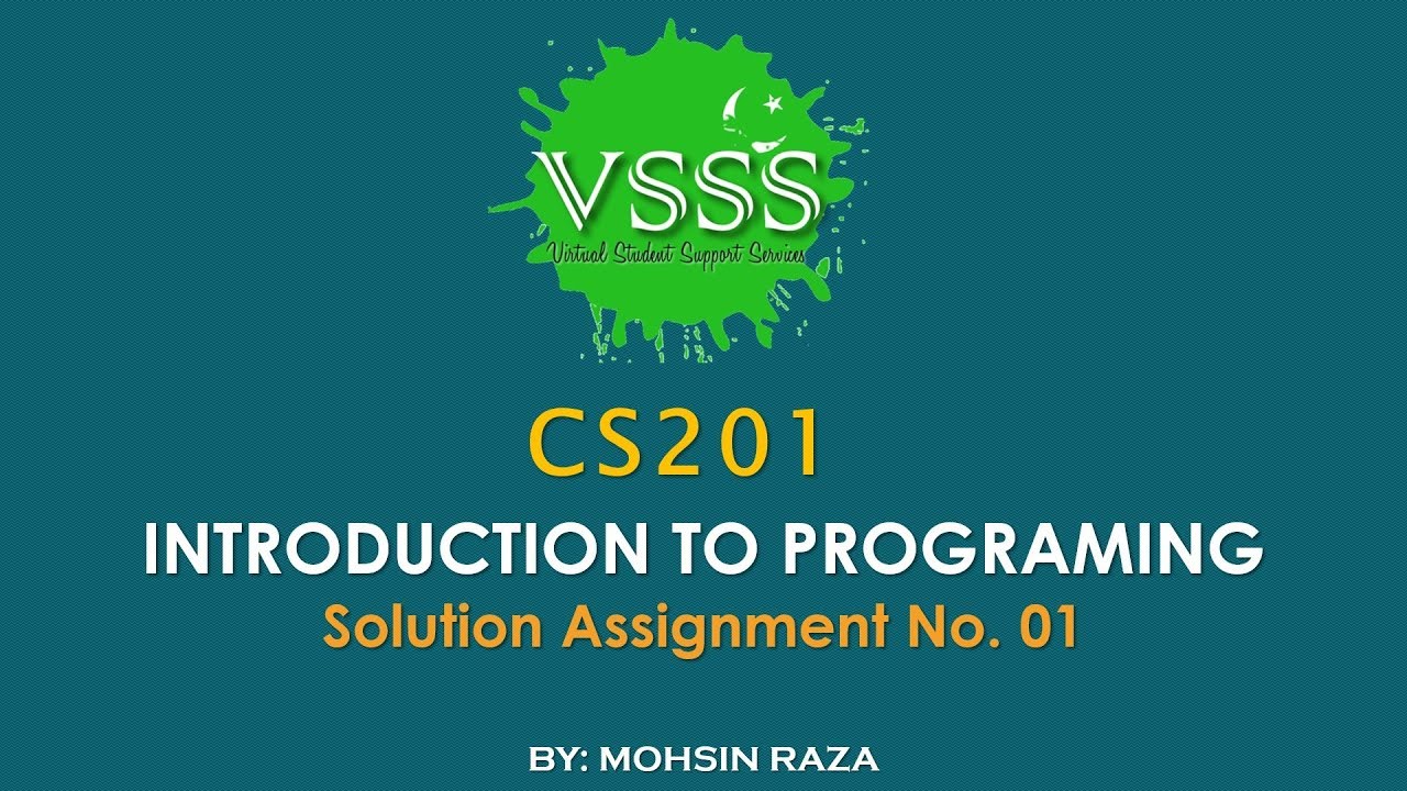 Assignment 1 cs201 solution 2019 05 image