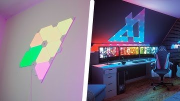 The COOLEST RGB LEDs on Earth?! (Nanoleaf Aurora)