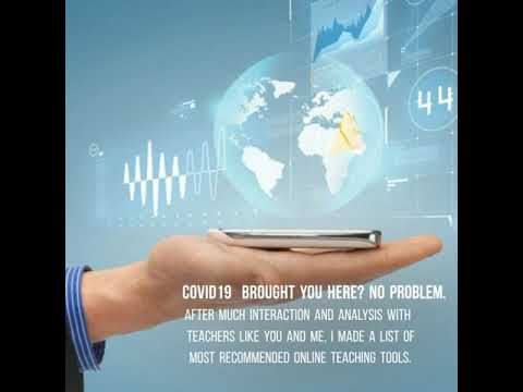 Most Recommended Online Teaching Tools @ a glance Most Recommended Online Teaching Tools @ a glance