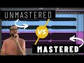 The difference between a mastered and unmastered edm track with examples