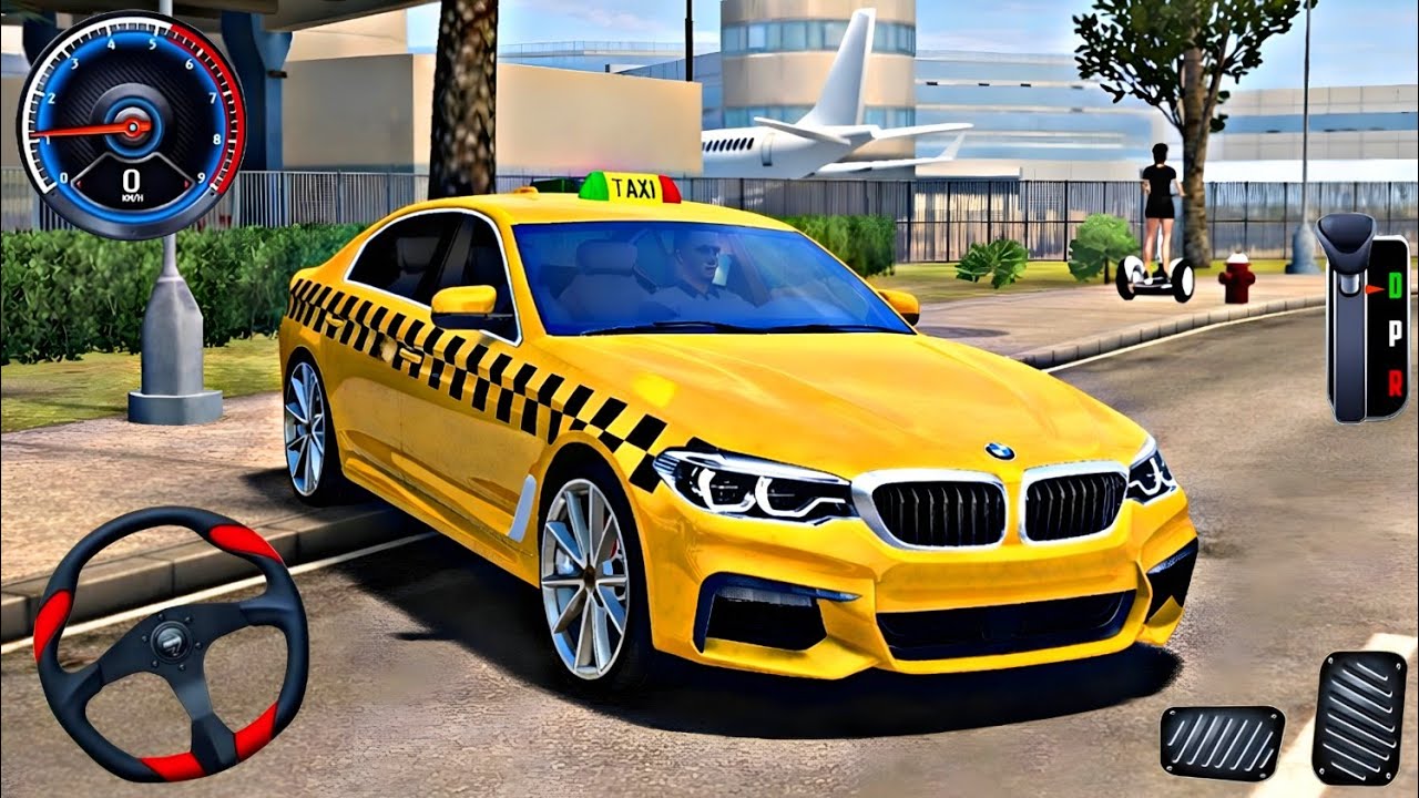 Real BMW Taxi Driving in Miami City 🌴 | Taxi Car Simulator Evo | Realistic Android Gameplay