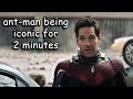 ant-man being iconic in endgame for 2 minutes straight